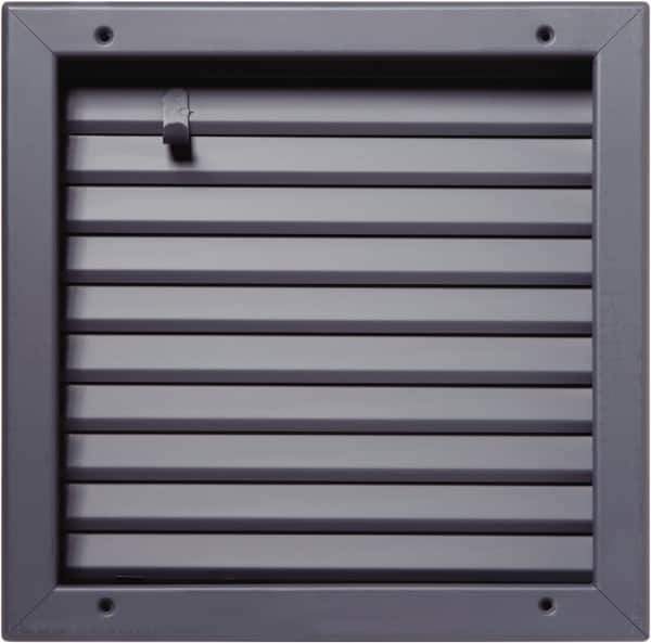 National Guard Products - 25" Wide x 25" High, Solid Steel Fire Rated Louver - 24" Opening Width, 24" Opening Height - Eagle Tool & Supply