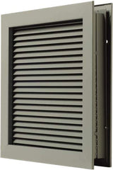 National Guard Products - 13" Wide x 13" High, Solid Steel Louver - 12" Opening Width, 12" Opening Height - Eagle Tool & Supply