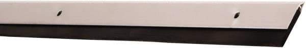 National Guard Products - 0.15" Back Strip Brush Width, Aluminum Door Bottom Sweep - Neoprene, 2" OAL, Anodized Alum Coated - Eagle Tool & Supply