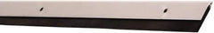 National Guard Products - 0.15" Back Strip Brush Width, Aluminum Door Bottom Sweep - Neoprene, 2" OAL, Anodized Alum Coated - Eagle Tool & Supply