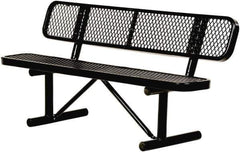 Vestil - 8' Long x 20" Wide, Steel Bench Seat - Eagle Tool & Supply