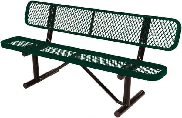 Vestil - 8' Long x 20" Wide, Steel Bench Seat - Eagle Tool & Supply