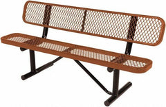 Vestil - 8' Long x 20" Wide, Steel Bench Seat - Eagle Tool & Supply