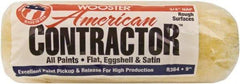 Wooster Brush - 3/4" Nap, 9" Wide Paint Roller - Rough Texture, Synthetic Knit - Eagle Tool & Supply