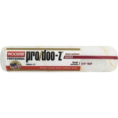Wooster Brush - 3/4" Nap, 12" Wide Paint Roller - Rough Texture, Woven - Eagle Tool & Supply