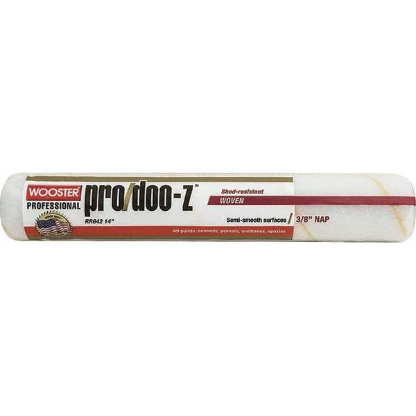 Wooster Brush - 3/8" Nap, 14" Wide Paint Roller - Medium Texture, Woven - Eagle Tool & Supply