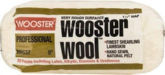 Wooster Brush - 1-1/2" Nap, 9" Wide Paint Roller - Extra-Rough Texture, Lambswool - Eagle Tool & Supply