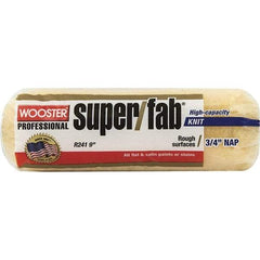 Wooster Brush - 3/4" Nap, 9" Wide Paint Roller - Rough Texture, Synthetic Knit - Eagle Tool & Supply