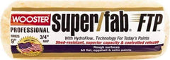 Wooster Brush - 3/4" Nap, 9" Wide Paint Roller - Rough Texture, Synthetic Knit - Eagle Tool & Supply