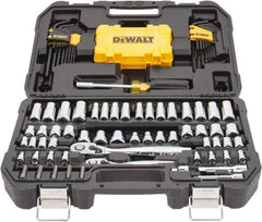 DeWALT - 108 Piece 1/4 & 3/8" Drive Mechanic's Tool Set - Comes in Blow Molded Case - Eagle Tool & Supply