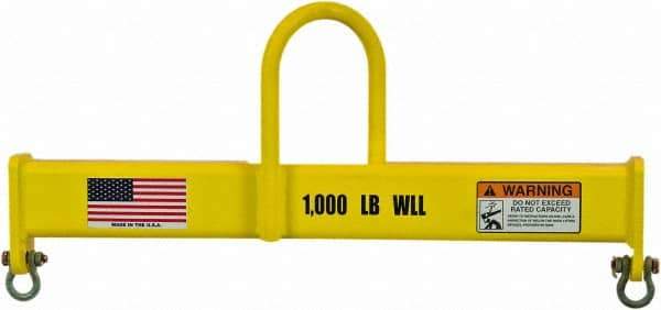 Machining & Welding - 4,000 Lb Capacity Lifting Beam - Eagle Tool & Supply