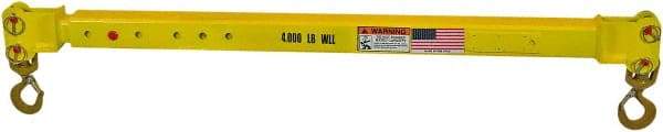 Machining & Welding - 4,000 Lb Capacity Adjustable Spread Telescoping Beam - Eagle Tool & Supply