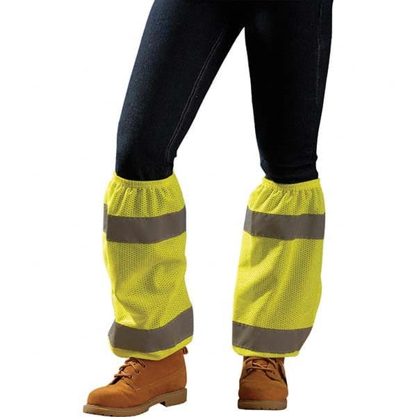 OccuNomix - Size Universal Hi-Viz Yellow Polyester Hi-Visibility Leggings - Eagle Tool & Supply