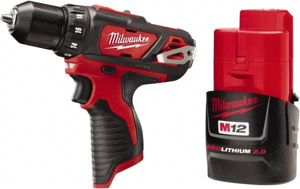 Milwaukee Tool - 12V 3/8" Pistol Grip Cordless Drill - Eagle Tool & Supply