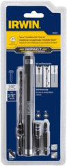 Irwin - 4 Piece 3/16" Concrete Anchor Installation Kit - For Use with Impact Drivers and Rotary Drills - Eagle Tool & Supply