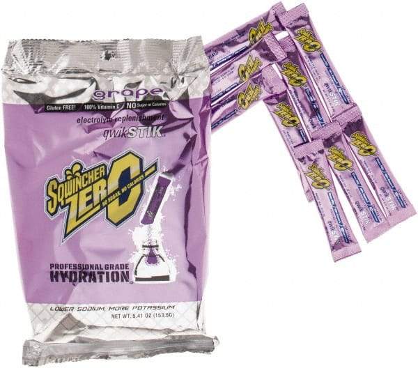 Sqwincher - 0.11 oz Packet Sugar Free Grape Activity Drink - Powdered, Yields 20 oz - Eagle Tool & Supply