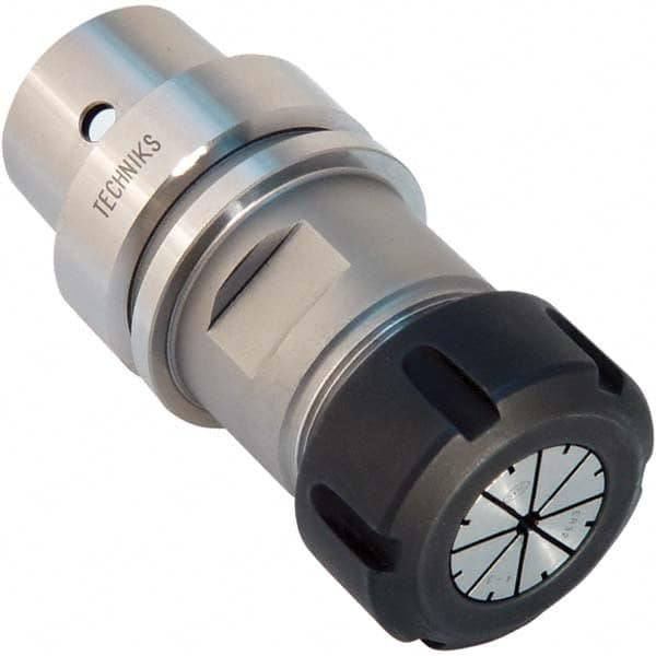 Techniks - 3/32" x 3/4" HSK40E Taper Shank ER ER25 Collet Chuck - Eagle Tool & Supply