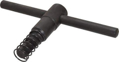 Gibraltar - 5" Chuck Diam Compatibility, Lathe Chuck Key - Compatible with 3-Jaw Chucks, Self Ejecting, 3.35" Body Length, 0.393" Actual Key Square Size - Eagle Tool & Supply