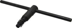 Gibraltar - 12" Chuck Diam Compatibility, Lathe Chuck Key - Compatible with 3-Jaw Chucks, Self Ejecting, 4.53" Body Length, 0.512" Actual Key Square Size - Eagle Tool & Supply