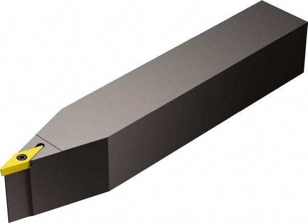 Sandvik Coromant - SVVB, Neutral Cut, 17.50° Lead Angle, 1/2" Shank Height x 1/2" Shank Width, Neutral Rake Indexable Turning Toolholder - 3-1/2" OAL, VBMT 11 02 04 Insert Compatibility, Series CoroTurn 107 - Eagle Tool & Supply