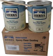 Rust-Oleum - 1 Gal Can Classic Gray Floor Coating - 230 to 340 Sq Ft/Gal Coverage - Eagle Tool & Supply
