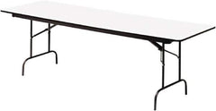 ICEBERG - 18" Long x 60" Wide x 29" High, Folding Table - Gray - Eagle Tool & Supply