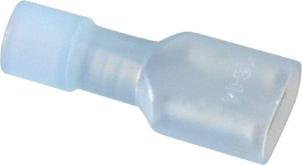 Thomas & Betts - 16 to 14 AWG, Nylon, Fully Insulated, Female Wire Disconnect - 1/4 Inch Wide Tab, Blue, CSA Certified, RoHS Compliant, UL 94 V-2, UL File E9809, UL Listed - Eagle Tool & Supply