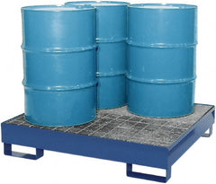 Enpac - Spill Pallets, Platforms, Sumps & Basins Type: Spill Deck or Pallet Number of Drums: 4 - Eagle Tool & Supply