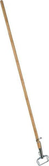 PRO-SOURCE - 60" Standard Wood Quick Connect Mop Handle - Metal Connector, Use with Wet Mops - Eagle Tool & Supply