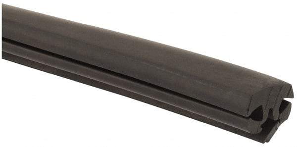 TRIM-LOK - 1.09 Wide x 100 Ft. Long, EPDM Rubber Locking Gasket - 1/4 Inch Panel Thickness, 1/4 Inch Window Panel Thickness - Eagle Tool & Supply