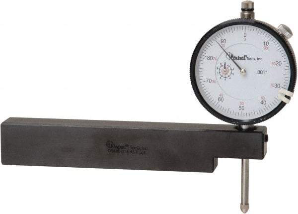Moody Tools - 0.001" Graduation, 1" Max Meas, 0-100 Dial Reading, Dial Indicator & Base Kit - 0.001" Resolution - Eagle Tool & Supply
