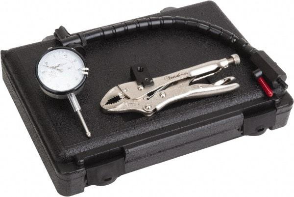 Moody Tools - 0.001" Graduation, 1" Max Meas, 0-100 Dial Reading, Dial Indicator & Base Kit - 0.001" Resolution - Eagle Tool & Supply