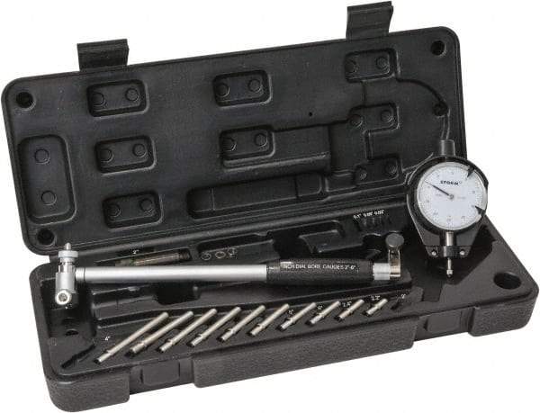 Moody Tools - 2 to 6" Dial Bore Gage - 203.2mm Gage Depth - Eagle Tool & Supply