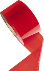 Aleco - Orange Replacement Vinyl Strip Standard Dock Curtain Strips - 8" Wide x 150' Long x 0.08" Thick, PVC - Eagle Tool & Supply