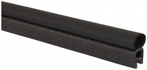 TRIM-LOK - 1/4 Inch Thick x 0.42 Inch Wide, PVC/EPDM, Trim Seal Wear Strip - 1/4 Inch Wide - Eagle Tool & Supply