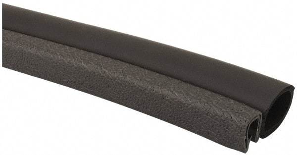 TRIM-LOK - 3/16 Inch Thick x 0.36 Inch Wide, PVC/EPDM, Trim Seal Wear Strip - 3/16 Inch Wide - Eagle Tool & Supply