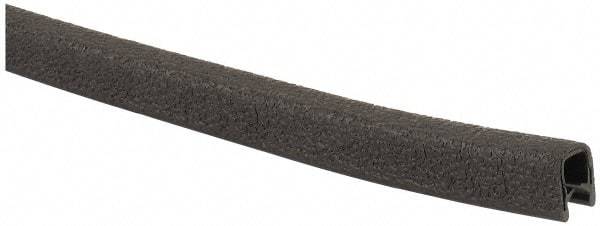 TRIM-LOK - 1/4 Inch Thick x 0.42 Wide x 25 Ft. Long, EPDM Rubber Edge Trim - Leather Texture - Eagle Tool & Supply