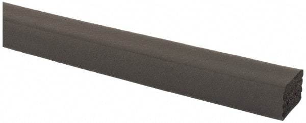 TRIM-LOK - 1/2 Inch Thick x 3/4 Wide x 100 Ft. Long, EPDM Rubber Rectangle Seal with Tape - Eagle Tool & Supply