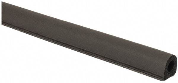 TRIM-LOK - 1/2 Inch Thick x 1/2 Wide x 100 Ft. Long, EPDM Rubber D Section Seal with Tape - Eagle Tool & Supply