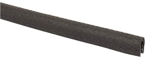 TRIM-LOK - 1/8 Inch Thick x 0.3 Wide x 100 Ft. Long, EPDM Rubber Edge Trim - Pebble Texture - Eagle Tool & Supply
