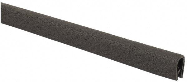 TRIM-LOK - 3/16 Inch Thick x 0.36 Wide x 25 Ft. Long, EPDM Rubber Edge Trim - Pebble Texture - Eagle Tool & Supply