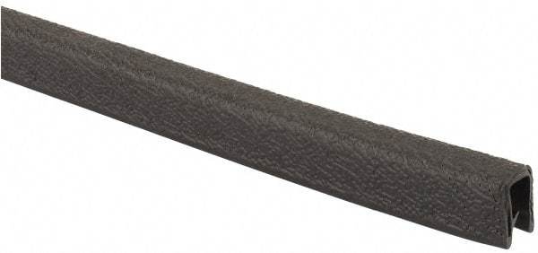 TRIM-LOK - 1/8 Inch Thick x 0.3 Wide x 100 Ft. Long, EPDM Rubber Edge Trim - Pebble Texture - Eagle Tool & Supply