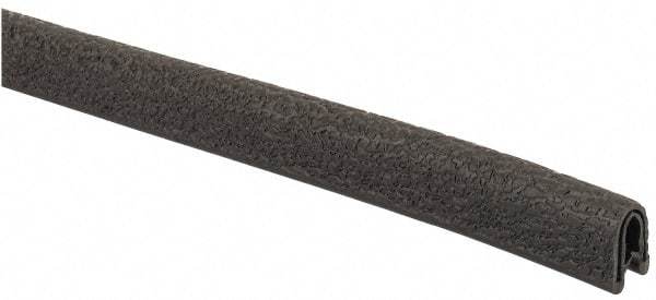 TRIM-LOK - 1/8 Inch Thick x 0.3 Wide x 100 Ft. Long, EPDM Rubber Edge Trim - Leather Texture - Eagle Tool & Supply