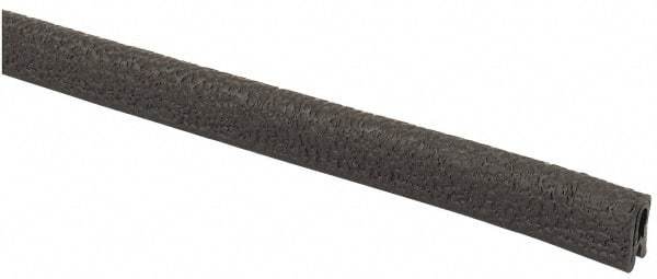 TRIM-LOK - 1/16 Inch Thick x 0.23 Wide x 25 Ft. Long, EPDM Rubber Edge Trim - Leather Texture - Eagle Tool & Supply