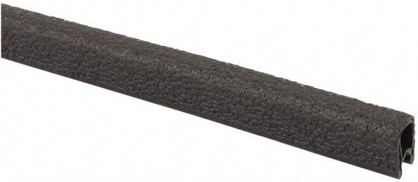 TRIM-LOK - 3/16 Inch Thick x 0.36 Wide x 100 Ft. Long, EPDM Rubber Edge Trim - Leather Texture - Eagle Tool & Supply