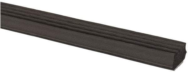 TRIM-LOK - 5/8 Inch Thick x 5/8 Wide x 100 Ft. Long, EPDM Rubber Ribbed Seal with Tape - Eagle Tool & Supply