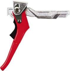 Bessey - 1,450 Lb Clamping Pressure, Steel, Ratcheting Handle, SLV Bar & Pipe Clamping Arm - 4-3/4" Throat Depth - Eagle Tool & Supply