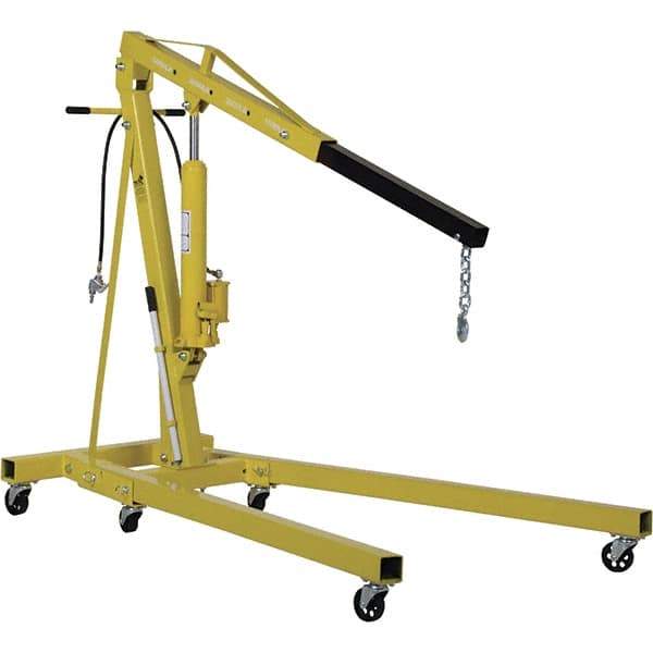 Vestil - 4,000 Lb Load Capacity, Steel Shop Crane - 5' 5/64" Span - Eagle Tool & Supply