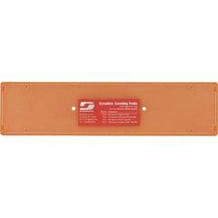 Dynabrade - 11 x 2-3/4" Rectangular Adhesive/PSA Backing Pad - File Board Sander Compatible, Screw Attachment, Nonvacuum Pad, 3/8" Thick, Medium Density - Eagle Tool & Supply