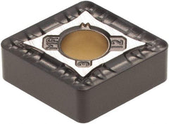 Kennametal - CNMG433 MR Grade KCM25 Carbide Turning Insert - TiN/MT/TiCN/Al2O3 Finish, 80° Diamond, 1/2" Inscr Circle, 3/16" Thick, 3/64" Corner Radius - Eagle Tool & Supply